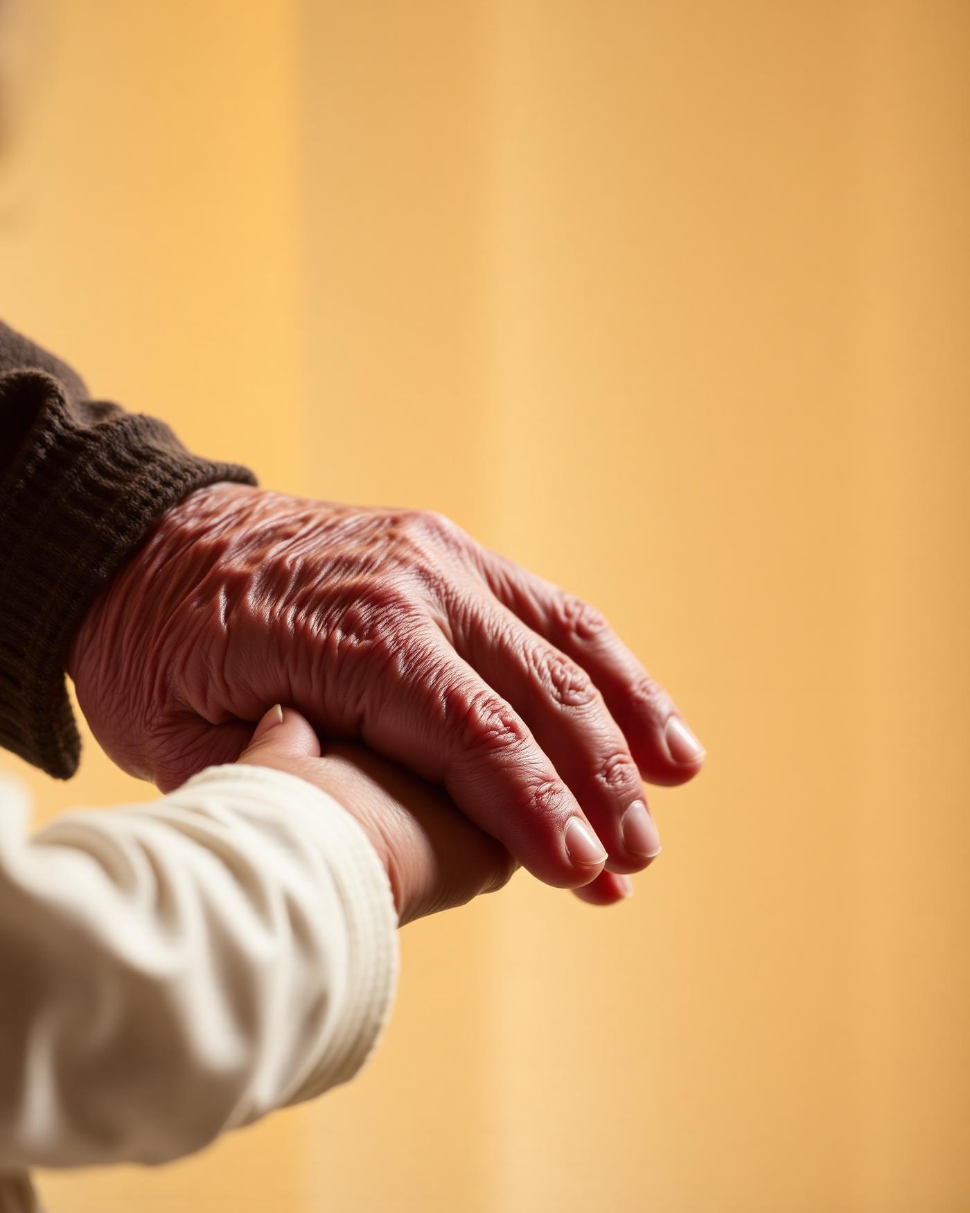 Two generations of hands together — stewardship across time